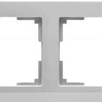 Рамка на 2 поста Stark (серебряный) W0021806 WERKEL 42311