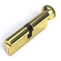 Цилиндровый механизм (личинка) SM- 90-C-G (Апекс) перфорированный ключ/вертушка Золото 20913