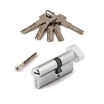 Цилиндровый механизм (Личинка) ZM-80(35/45C)-C-CR Хром ключ/вертушка Avers 67656