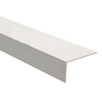 Уголок арочный ассиметричный 20х12мм, 2700мм, ПВХ БЕЛЫЙ 06791