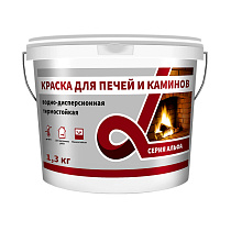 Краска для печей и каминов термостойкая "ALFAVIT" белая 1,3 кг АЛЬФА 74464