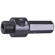 Державка ЗУБР для биметаллических коронок, шестигранный хвостовик, d 14-30мм 35624