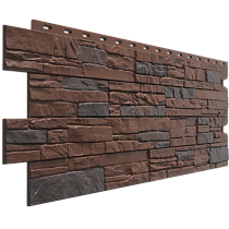 Фасадная панель Stein Темный орех 1098х400 68360