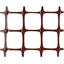 Садовая решетка ПВХ ячейка 20*20 1,0м*20м ЗР-15/1/20 коричневый 70853