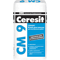 Клей для плитки СМ 9 25 кг (1/48) "CERESIT" 45813