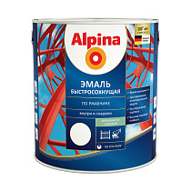 Грунт-эмаль по ржавчине быстросохн. белая (RAL 9003) 2,5л "LINNIMAX" 73270