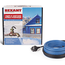 Греющий саморегулирующийся кабель на трубу (комплект)15MSR-PB 2M 51-0616 (2м/30Вт) REXANT 60164