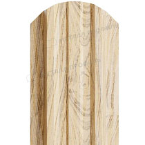 Штакетник металллический МП Lane-О 16.5х99  (Ecosteel-01-Сосна- 0.5) 62464