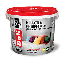 Краска акриловая РОГНЕДА 'DALI для стен и потолков, 2,5 л 14502