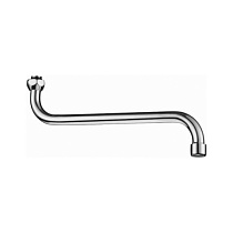 Излив для ванны д/отечественного смесителя S-образный, 30 см, хром 50690