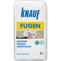 Шпаклевка гипсовая универсальная Knauf-ФУГЕН 5кг ПЭ (108) 59437
