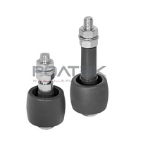 Ролик нейлоновый с набором крепежа "Стандарт" Производство "РОЛТЭК" 75709